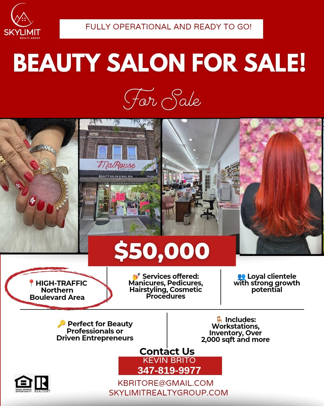 Beauty Salon For Sale